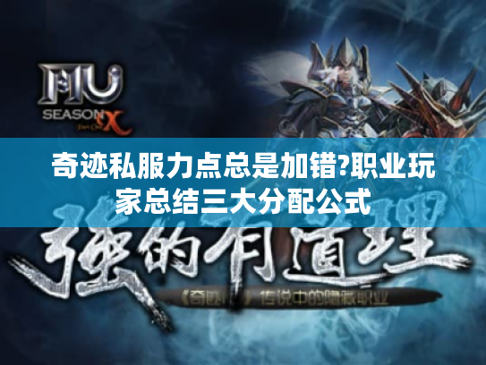 奇迹私服力点总是加错?职业玩家总结三大分配公式