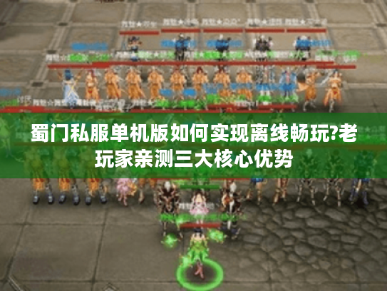 蜀门私服单机版如何实现离线畅玩?老玩家亲测三大核心优势