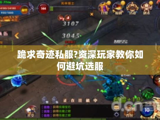 跪求奇迹私服?资深玩家教你如何避坑选服