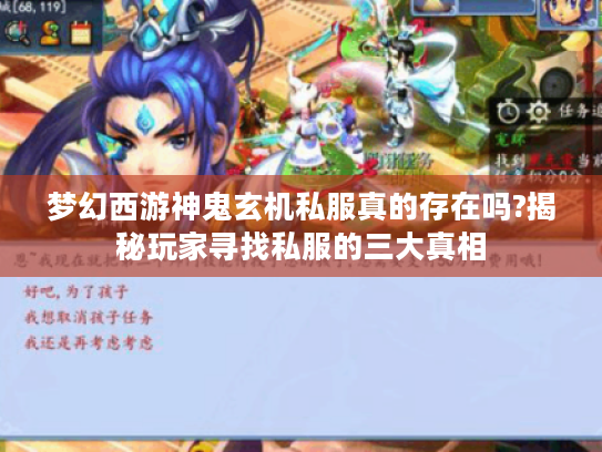 梦幻西游神鬼玄机私服真的存在吗?揭秘玩家寻找私服的三大真相