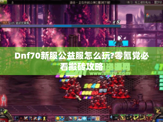 Dnf70新服公益服怎么玩?零氪党必看搬砖攻略