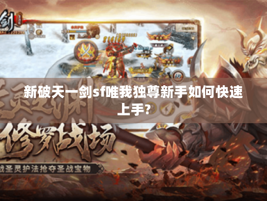 新破天一剑sf唯我独尊新手如何快速上手?