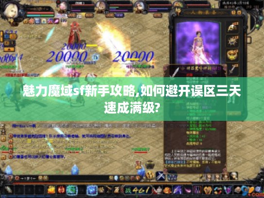 魅力魔域sf新手攻略,如何避开误区三天速成满级?