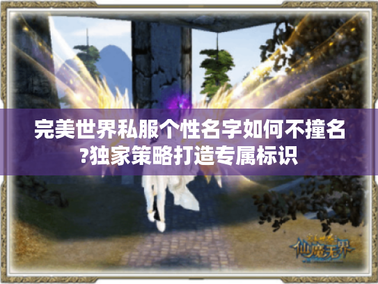完美世界私服个性名字如何不撞名?独家策略打造专属标识