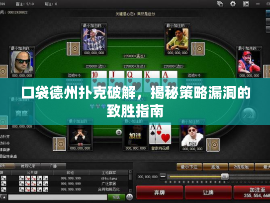 口袋德州扑克破解，揭秘策略漏洞的致胜指南