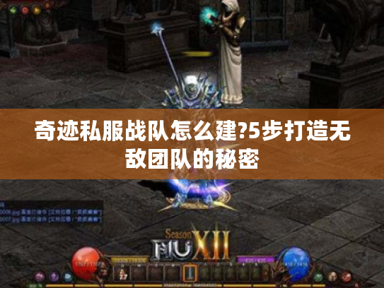 奇迹私服战队怎么建?5步打造无敌团队的秘密