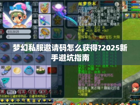梦幻私服邀请码怎么获得?2025新手避坑指南