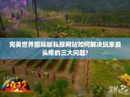 完美世界国际版私服网站如何解决玩家最头疼的三大问题?