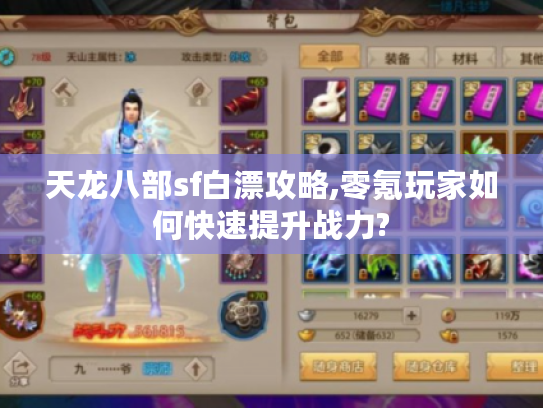 天龙八部sf白漂攻略,零氪玩家如何快速提升战力?