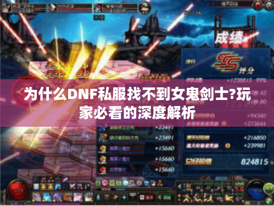 为什么DNF私服找不到女鬼剑士?玩家必看的深度解析