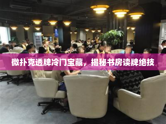 微扑克透牌冷门宝藏，揭秘书房读牌绝技