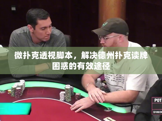 微扑克透视脚本，解决德州扑克读牌困惑的有效途径