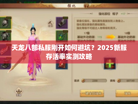 天龙八部私服刚开如何避坑？2025新服存活率实测攻略
