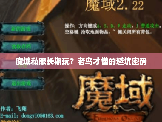 魔域私服长期玩？老鸟才懂的避坑密码