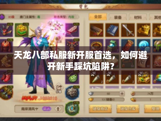 天龙八部私服新开服首选，如何避开新手踩坑陷阱？