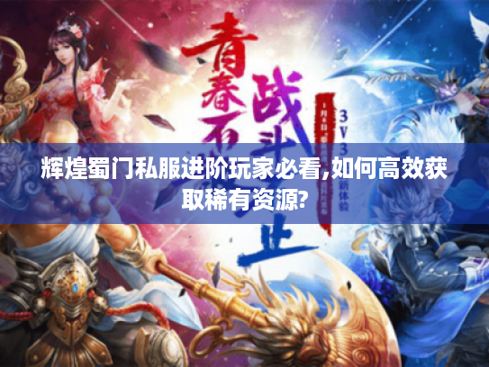 辉煌蜀门私服进阶玩家必看,如何高效获取稀有资源?