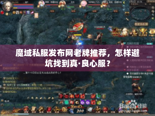 魔域私服发布网老牌推荐，怎样避坑找到真·良心服？
