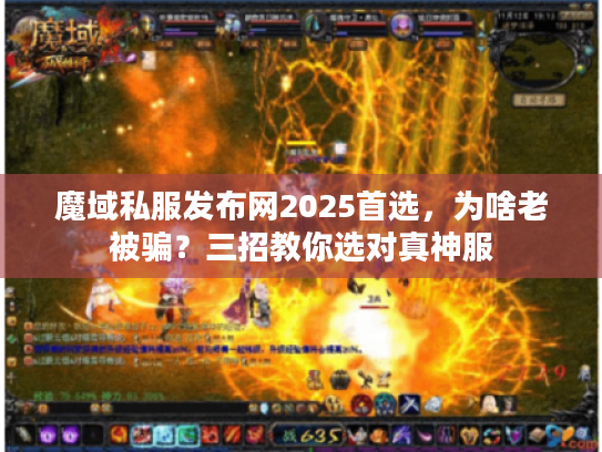 魔域私服发布网2025首选，为啥老被骗？三招教你选对真神服