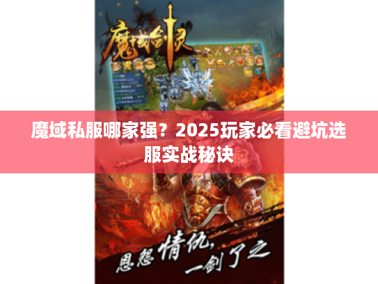 魔域私服哪家强？2025玩家必看避坑选服实战秘诀