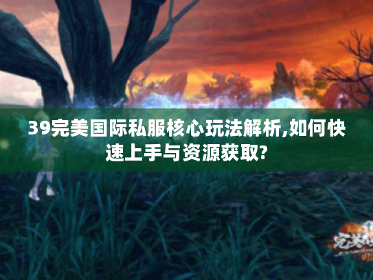 39完美国际私服核心玩法解析,如何快速上手与资源获取?