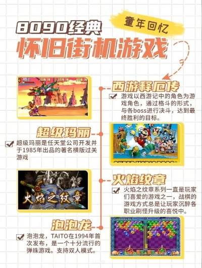 复古游戏盘点：热门排行榜，重温经典回忆