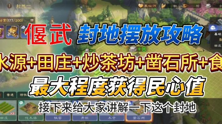 《偃武封地布局攻略：高效规划全解析》