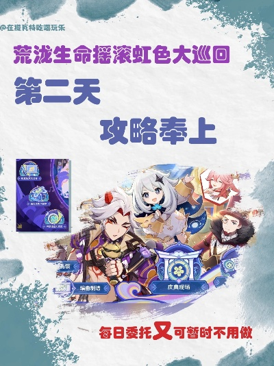 荒泷生命摇滚虹色巡演首日攻略：揭秘高效通关秘籍