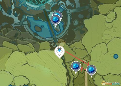 《原神》4.1海露花高效采集攻略，虹彩蔷薇路线精选解析