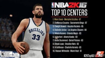 NBA2K10大前锋巅峰TOP5，揭秘实力新标杆