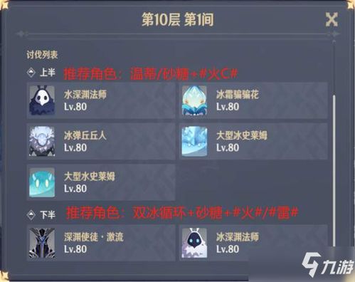 《原神》3.6深渊11-12层怪物攻略，队伍搭配新策略解析