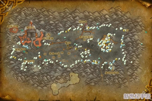 雪域地图补丁藏霜裔秘闻？暴风刷新点+冰崖矿脉路线全解析