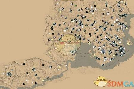 《荒野大镖客2》赏金任务地点速查，全攻略地图揭秘！