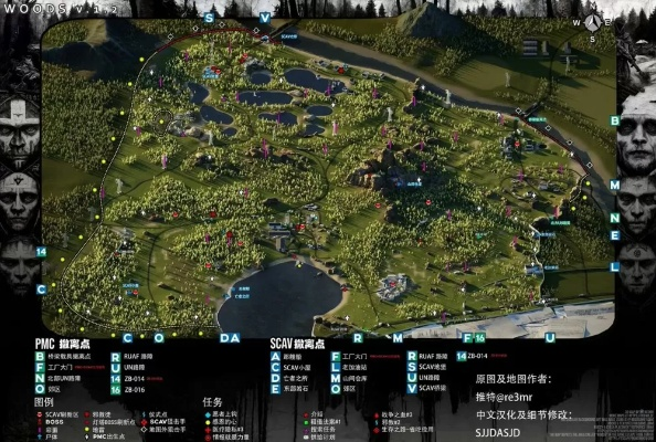 《塔科夫森林雷区分布揭秘：高密度雷区位置全解析》