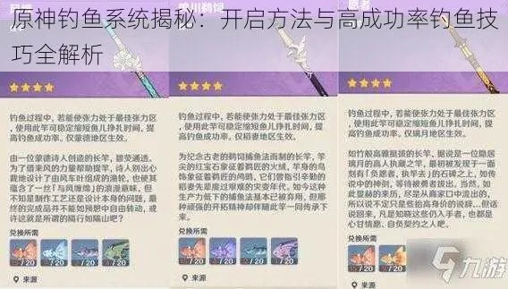 原神钓鱼全类型深度拆解，速拿满精渔获、钓齐稀有鱼的独家实战秘籍